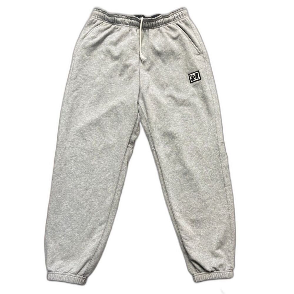 Vintage Y2K Nike White / Gray Sweatpants Track Pants Joggers Men's Size Small